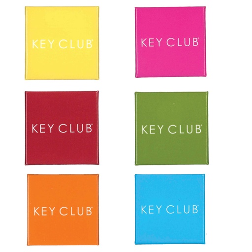 Key Club Square Button