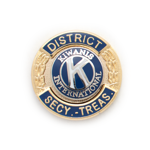 [KIW-0086] Kiwanis District Secretary-Treasurer Pin