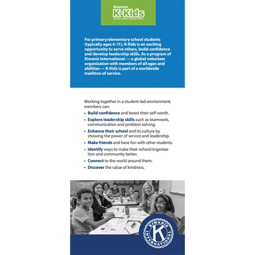 [KKD-0029] K-Kids Promo Rack Card (pack of 25)