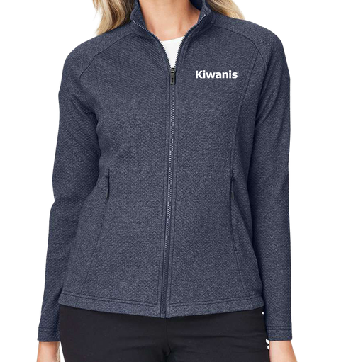 Kiwanis Spirit Textured Full Zip Women's Jacket
